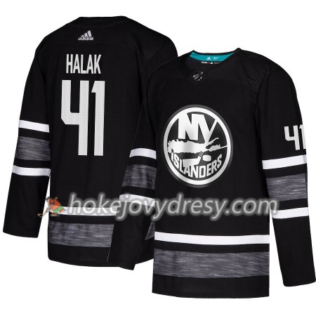 Pánské Hokejový Dres New York Islanders Jaroslav Halak 41 Černá 2019 NHL All-Star Adidas Authentic